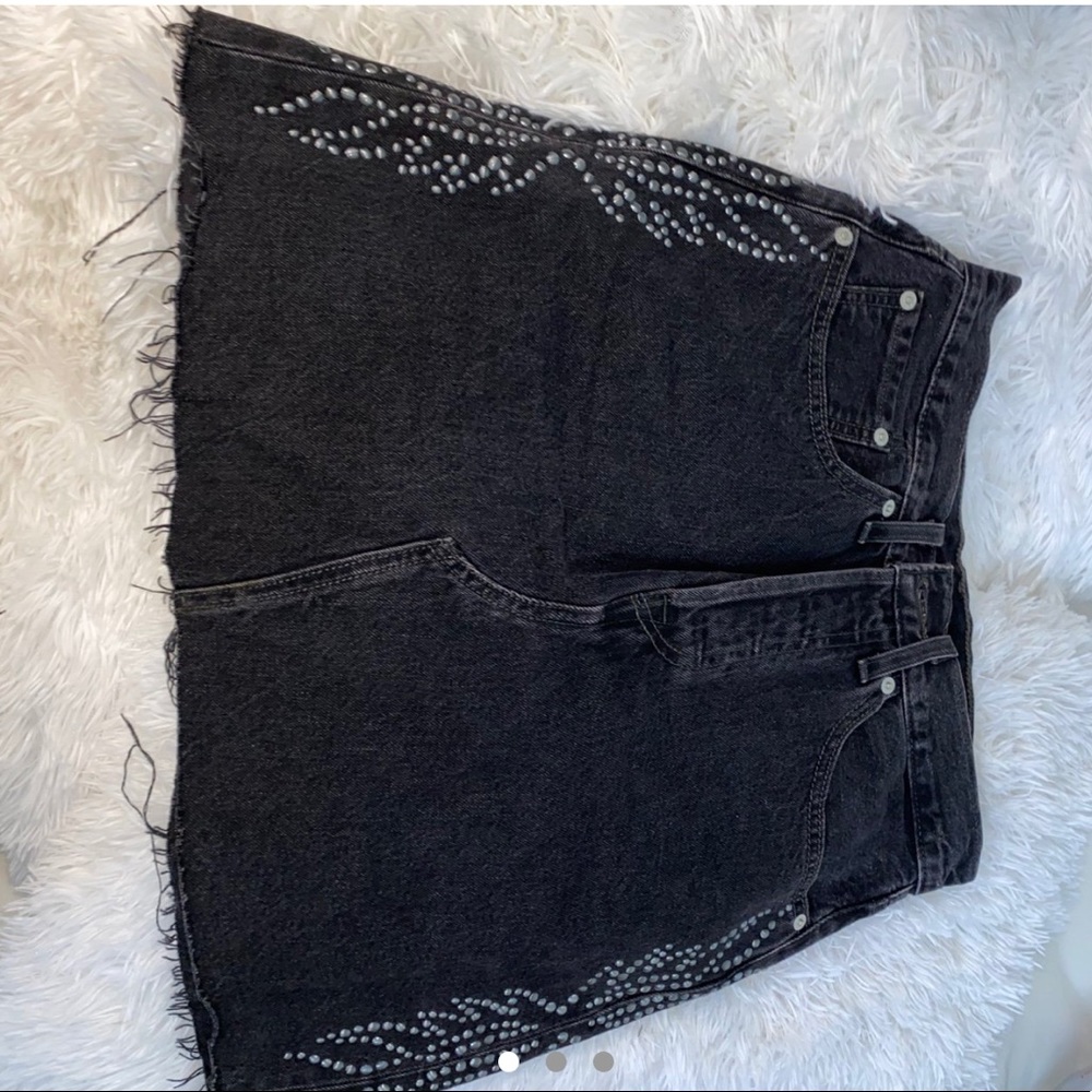 levis studded skirt